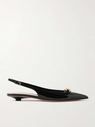 Vlogo Bold 20 Embellished Patent-Leather Pumps