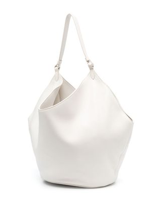 Medium the Lotus Leather Tote Bag