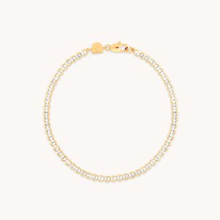 Gleam Bold Tennis Chain Bracelet in Gold