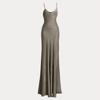 ralph lauren, Natalie Metallic Evening Dress