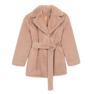 Maje faux fur coat