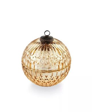 Illume Winter White Gold Ornament Candle in Winter White Gold