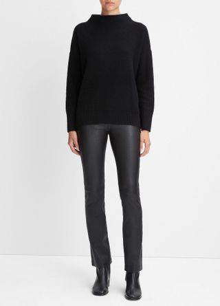 Vince, Plush Cashmere Funnel Neck Sweater