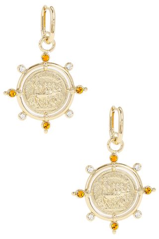 Rabanne, Summer Sun Medals Earrings