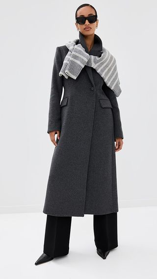 Róhe Fitted Textured Coat