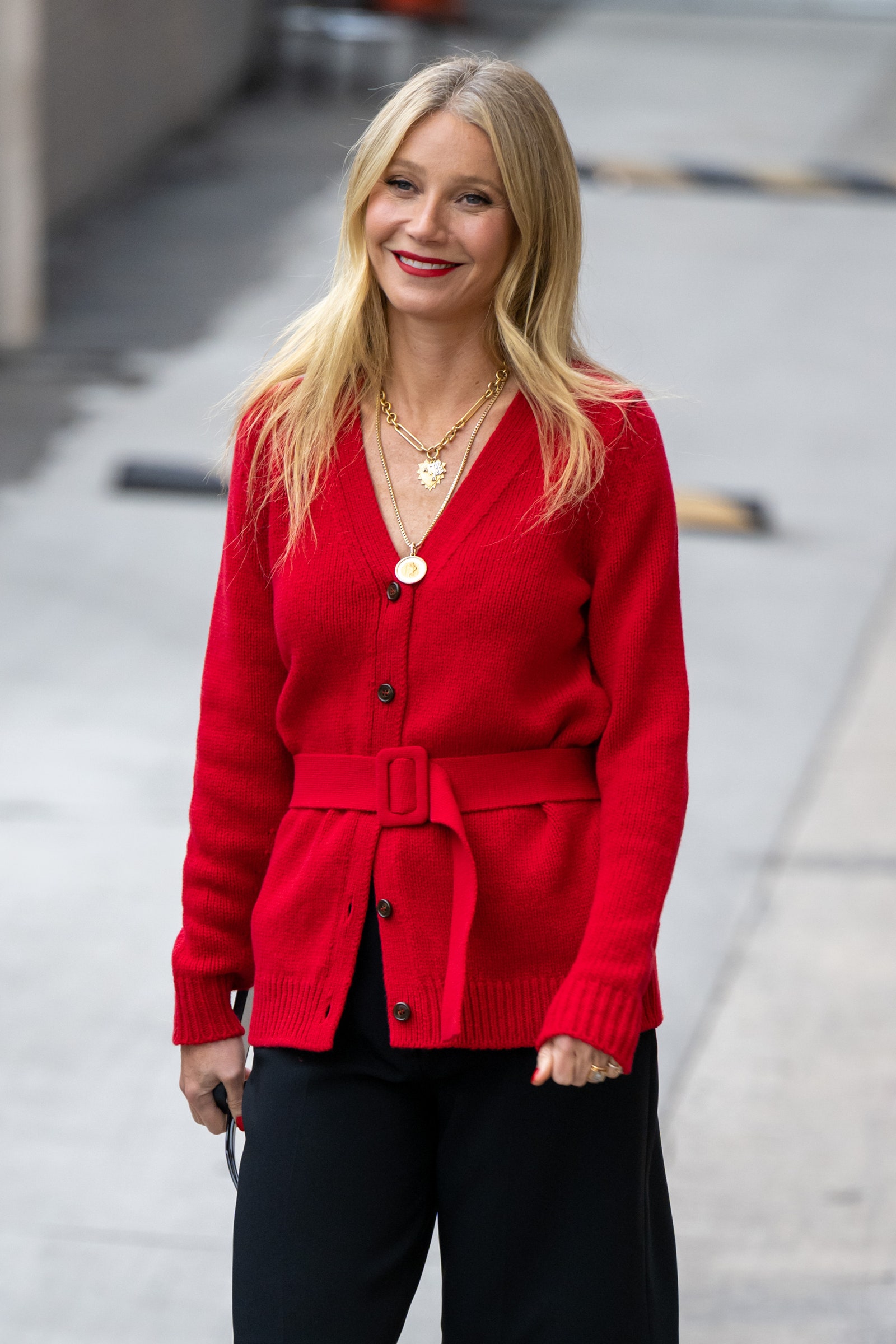 LOS ANGELES CA  OCTOBER 31 Gwyneth Paltrow is seen at Jimmy Kimmel Live on October 31 2022 in Los Angeles California.