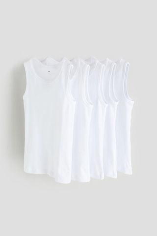 5-Pack Cotton Tank Tops