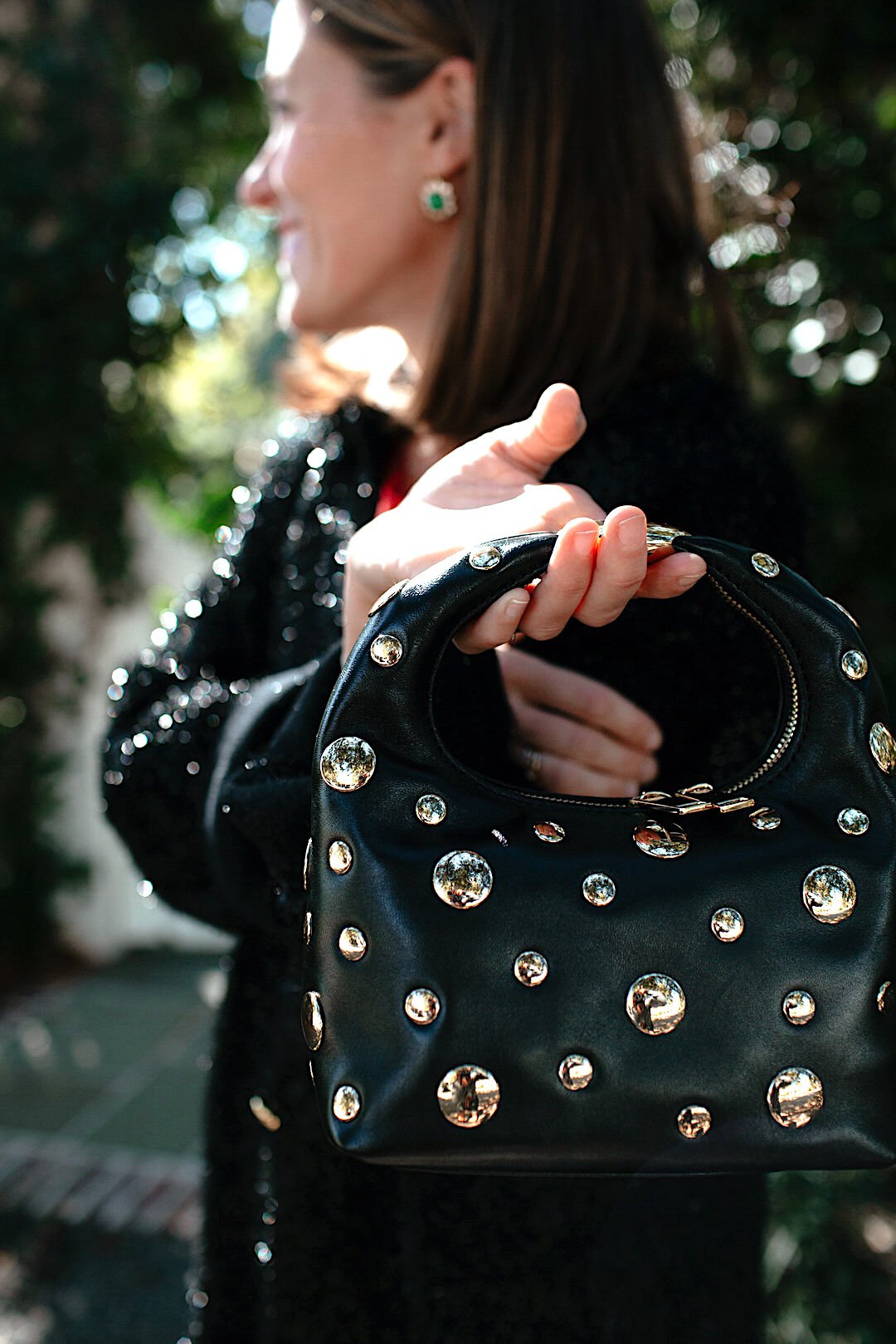 J.Crew studded mini bag, November 2024