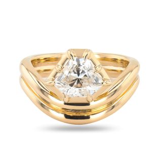 1.55 Carat Kite Shape Diamond Ring