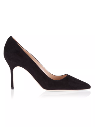 Manolo Blahnik BB 90MM Suede Pumps