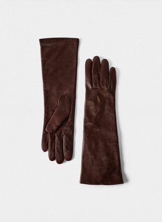 Leather Long Gloves