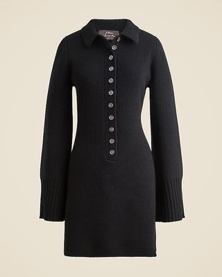 Spring Street Cashmere Polo Sweater-Dress