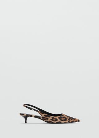 Leopard-Print Heeled Shoes - Women | Mango Usa