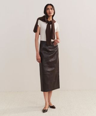 Jenni Kayne, Leather Sienna Skirt