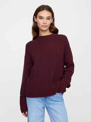 Cashsoft Relaxed Crewneck Sweater