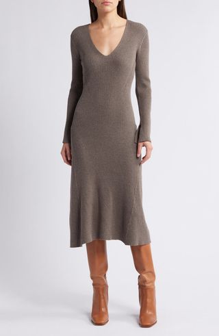 Arlette Long Sleeve Sweater Dress