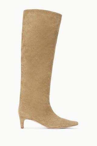 Staud Wally Boot in Dune Suede