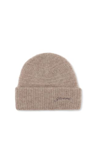 Brown Soft Wool Beanie