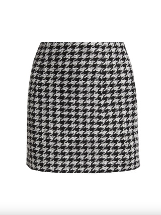 Favorite Daughter, First Wife Houndstooth A-Line Miniskirt