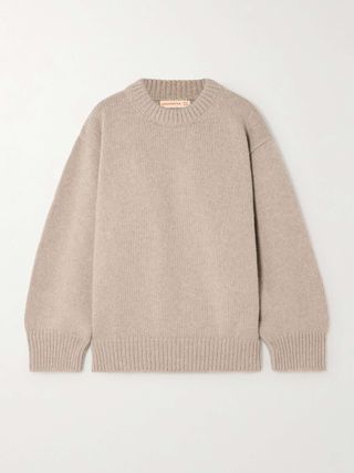 Caragh Oversized Cropped Wool Sweater