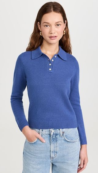 Alex Mill Cashmere Alice Polo Sweater