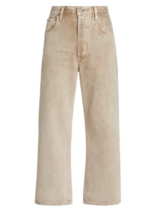 Citizens of Humanity, Gaucho High-Rise Cropped Wide-Leg Jeans