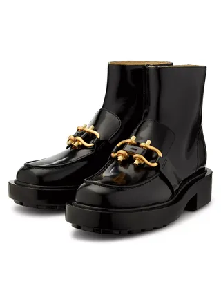 Bottega Veneta, Monsieur Leather Ankle Boots