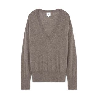 G. Label by Goop, The Boyfriend V-Neck Sweater