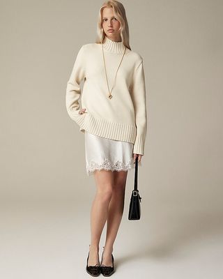 Cotton Turtleneck Sweater