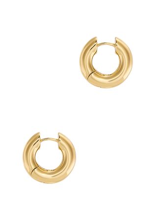 The Big O 24kt Gold-Plated Hoop Earrings