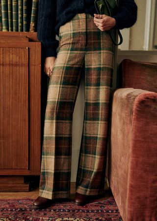 Matheo Trousers - Carlisle Checks - Wool - Sézane