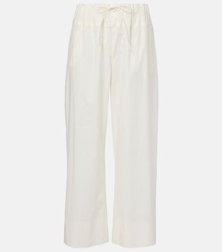 Vieu Cotton Wide-Leg Pants