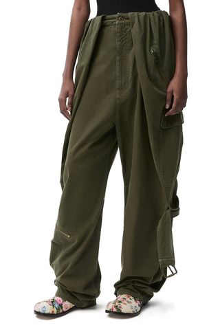 Balloon Cargo Trousers in Cotton