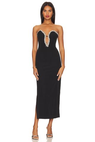 Bardot Eleni Diamante Midi Dress