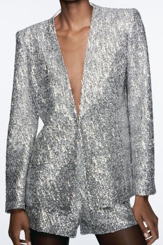 Sequin Blazer