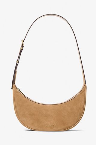 Michael Kors Avra Medium Suede Crossbody Bag