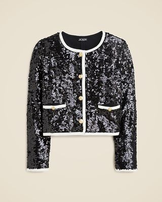 Mariner Jersey Lady Jacket With Sequins