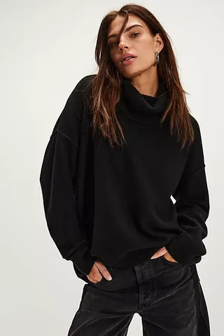 Addie Cashmere Turtleneck Sweater