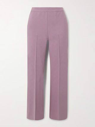 HIGH SPORT, Cropped Cotton-Blend Slim-Leg Pants