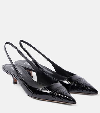 Miranda 35 Patent Leather Slingback Pumps