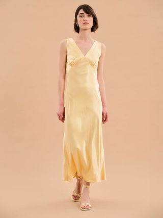 Iris Maxi Dress in Yellow 4