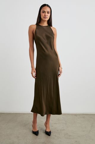 Solene Dress - Dark Moss