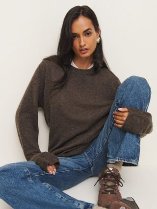 Reformation Cashmere Boyfriend Sweater