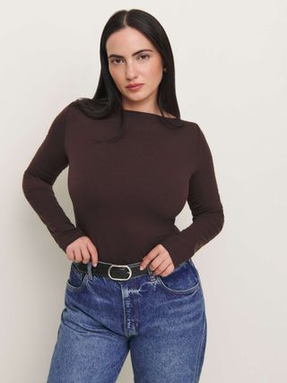 Reformation Wiley Knit Top Es