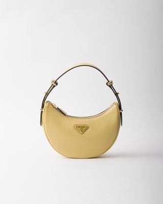 Prada Arqué Small Leather Shoulder Bag