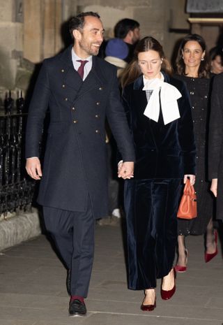 Alizee Thevenet wears a Sezane outfit to Kate Middleton's Together at Christmas event