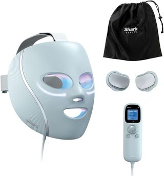 Shark Cryoglow Under-Eye Cooling & Led Anti-Ageing & Blemish Repair Mask Fw312uk - Blue Frost