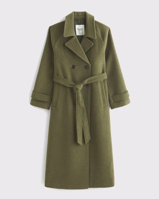 Abercrombie, Wool-Blend Trench Coat