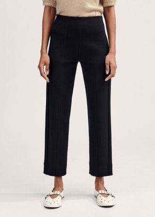 Travel Tailoring Pull on Slim Crop Trouser