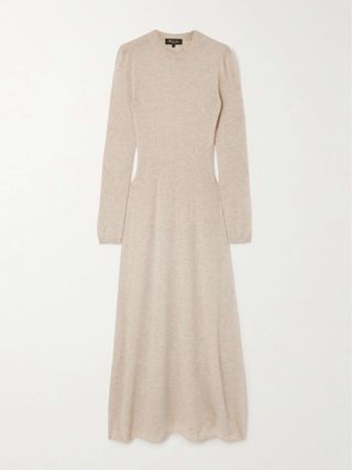 Camino Cashmere and Silk-Blend Midi Dress